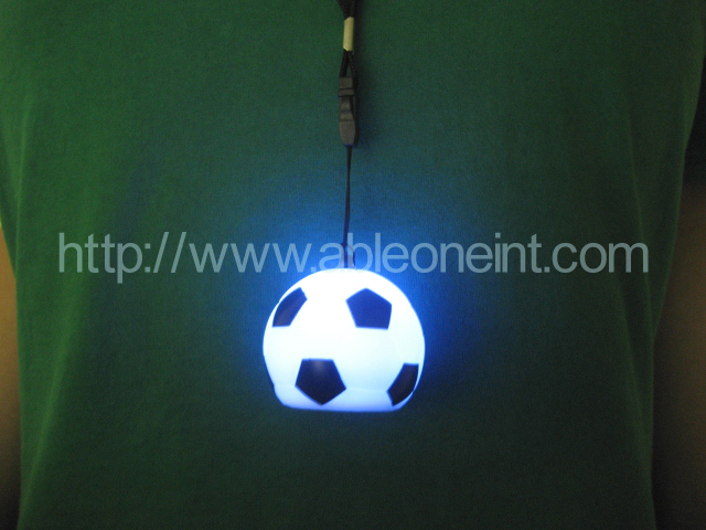 PVC Football Shape Light with Lanyard